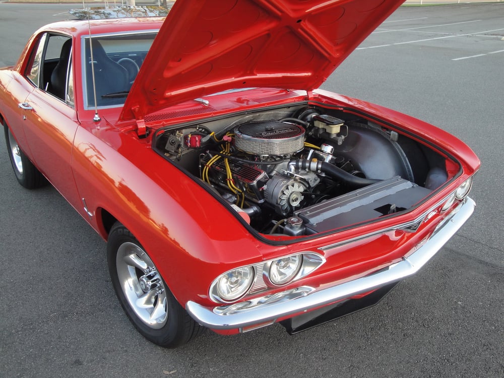 The finished V8 Corvair Yelp