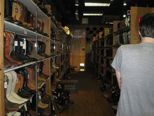 After checking in to the hostel, we immediately set out to find Cowboy boots