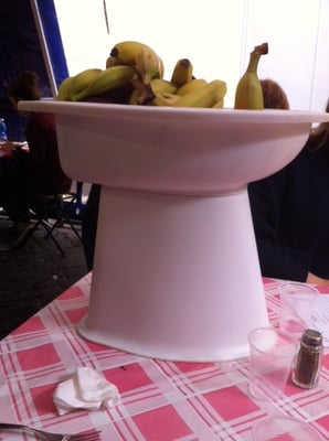 Il caratteristico "vassoio" della frutta utilizzato dai camerieri di "Nennella"!!