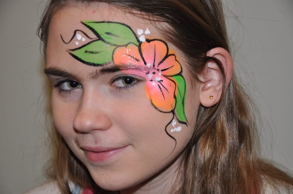 tropical-flower-by-face-face-painting-red-lion-pa-yelp