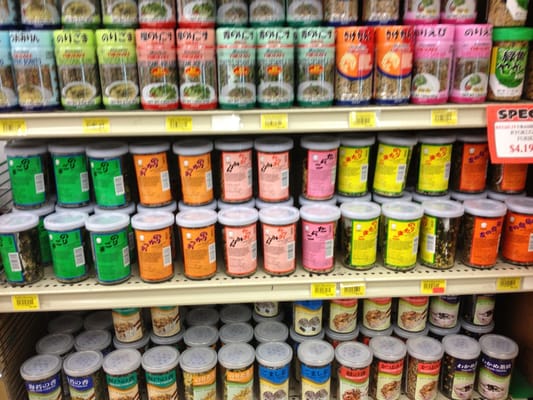 There are many different types of furikake