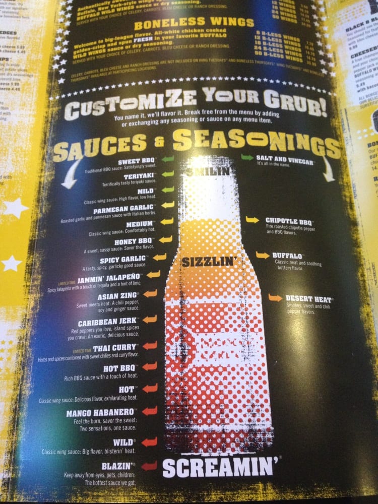 buffalo wild wings sauce prices