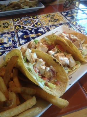Chicken Club Tacos