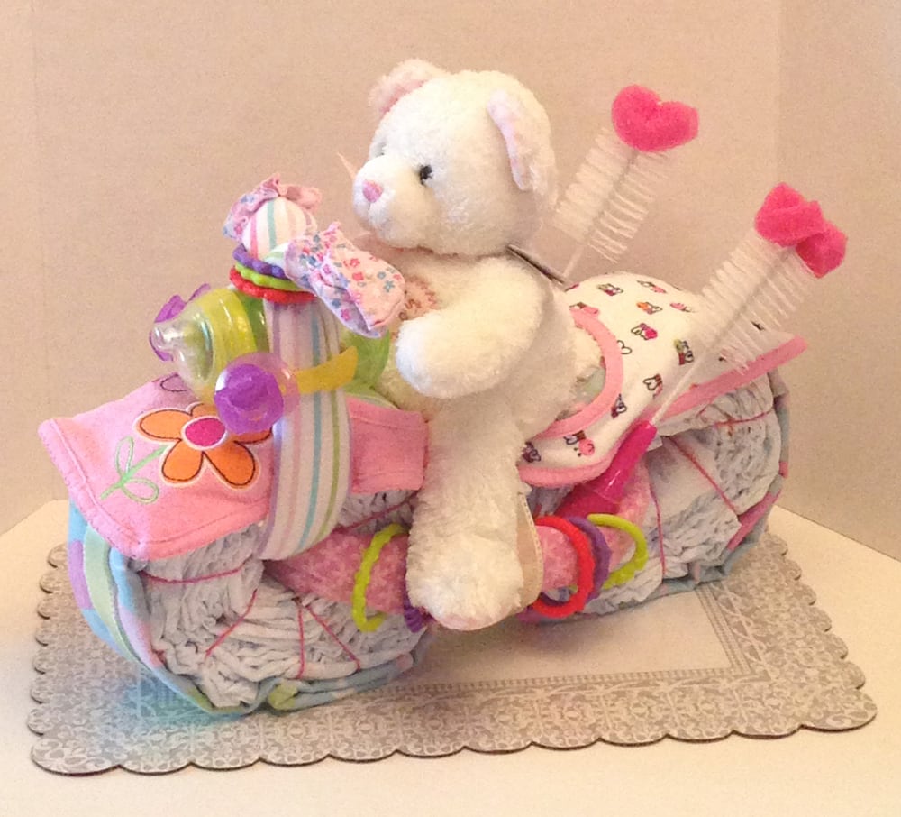 Girl Motorcycle Diaper Cake Yelp