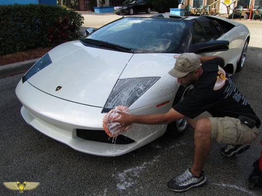 Avi is preparing the white Avi is preparing the white