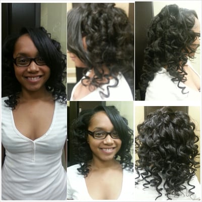 Wand Curls On Brazilian Hair Wand curls done by me Wand Curls On Brazilian Hair Wand curls done by me