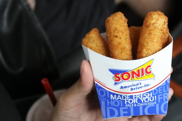 cheese sticks & sprites